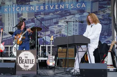 Artist performing