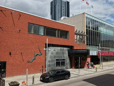 Front of Conrad Centre building